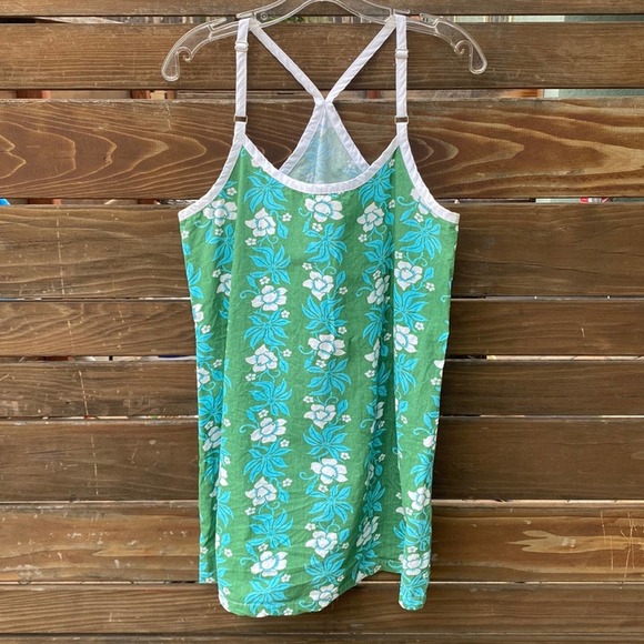 Syko Vintage Hawaiian Mini Dress - L - Picture 1 of 4